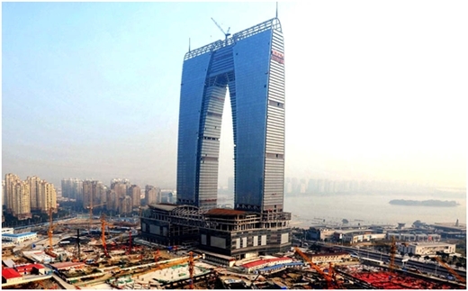 công trình kiến trúc độc đáo, 10 tòa nhà độc đáo nhất Trung Quốc, tòa nhà chọc trời