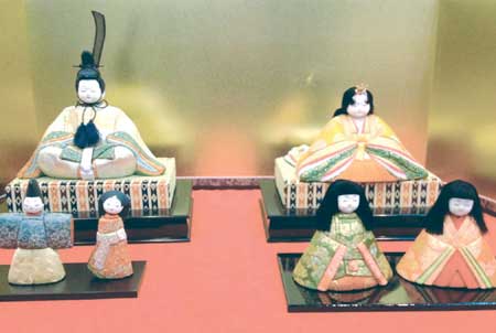 Japanese dolls, Vietnamese Women's Museum, Traditional Edo-Kimekomi Dolls