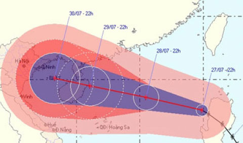 Vietnam Braces For Powerful Storm Nock Ten