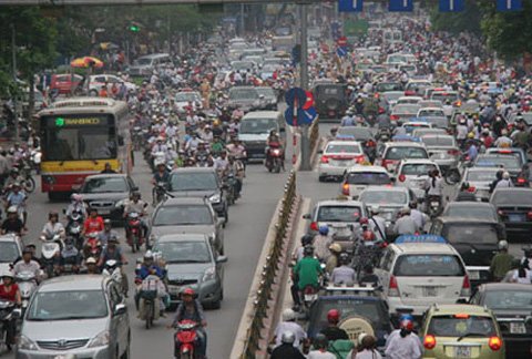 ... , work time adjusted to reduce traffic jam in Hanoi - News VietNamNet