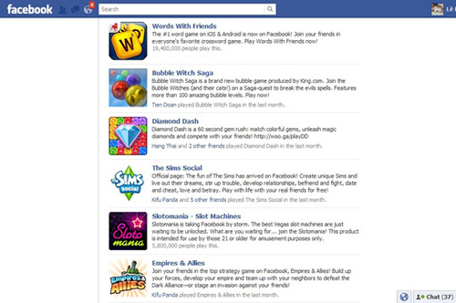 Top Social Games On Facebook