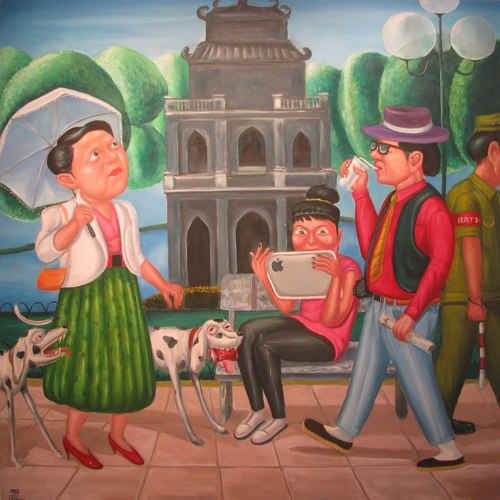 painting, exhibition, Hanoi, artist