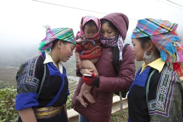 mu cang chai, kids, children, school