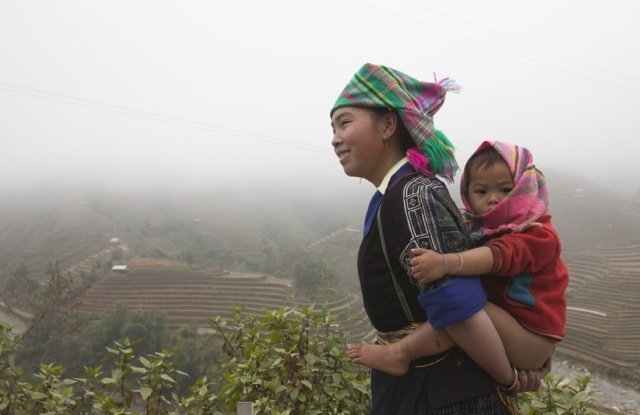 mu cang chai, kids, children, school