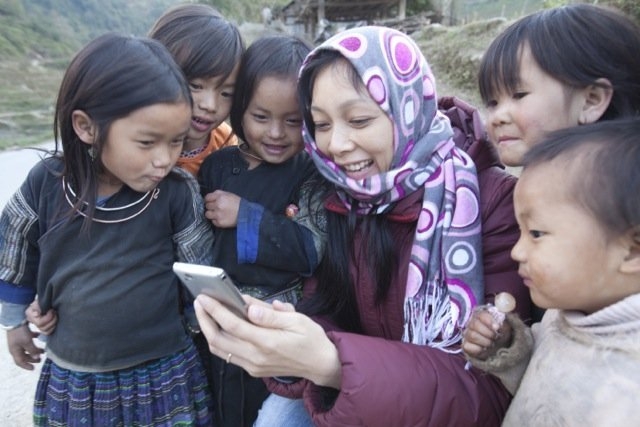 mu cang chai, kids, children, school