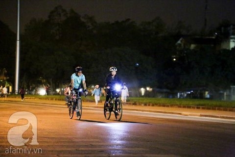 ... for cycling at night.