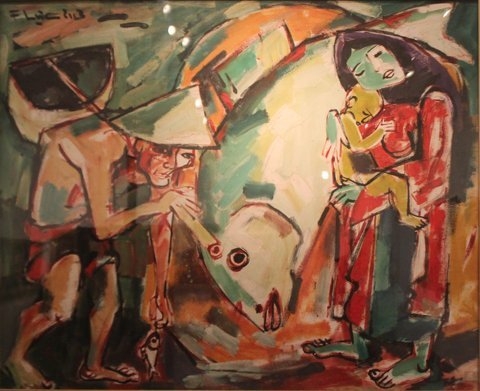 exhibition, pham luc, painting