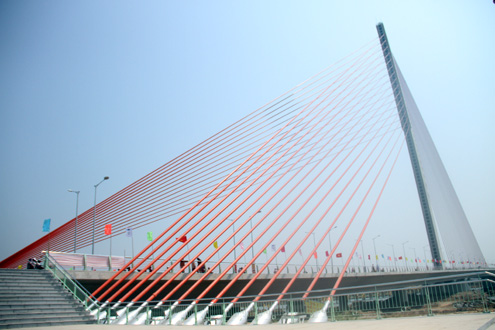 da nang, new bridge, dragon bridge, inauguration