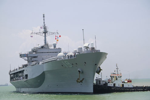 us destroyer, us navy, us naval ship visit vietnam, da nang