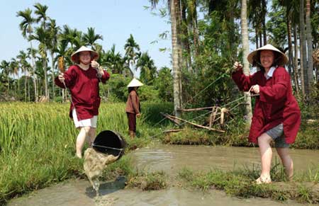 Rice farm tour, Hoi An, Cam Thanh Village