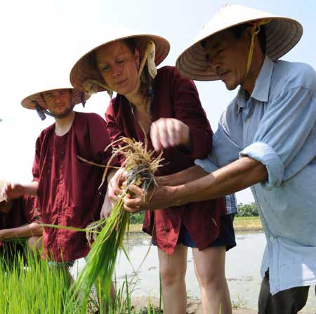 Rice farm tour, Hoi An, Cam Thanh Village