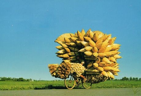 overloaded vehicles, vietnam, bicycle, motorcycle, super vehicles