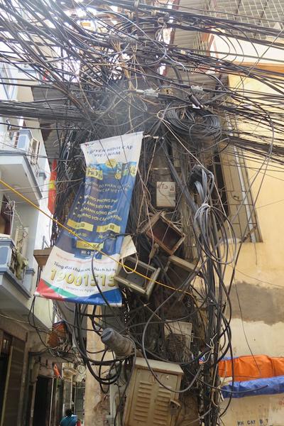 facebook, bill gates, electric poles, power grid, vietnam