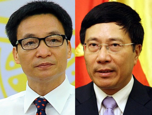 vu duc dam, pham binh minh, deputy PM, NA