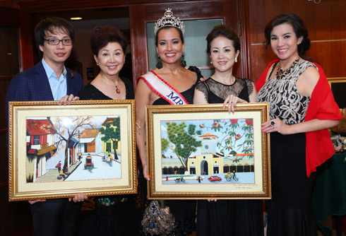 tran thi quynh, Mrs. World 2013, Kim Hong