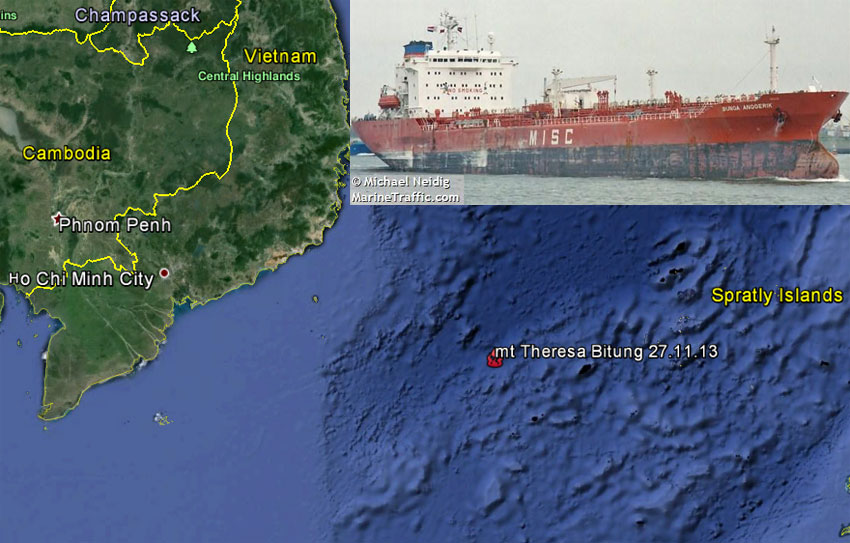 ship in distress, east sea, vietnam, rescue