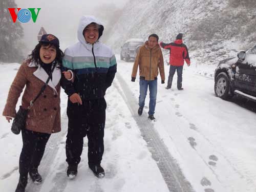 Snow, Sa Pa, Lao Cai, cold weather