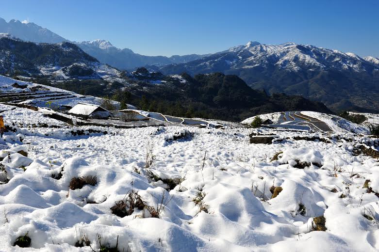 sapa snow, photos for charity, mountain kids, raising fund