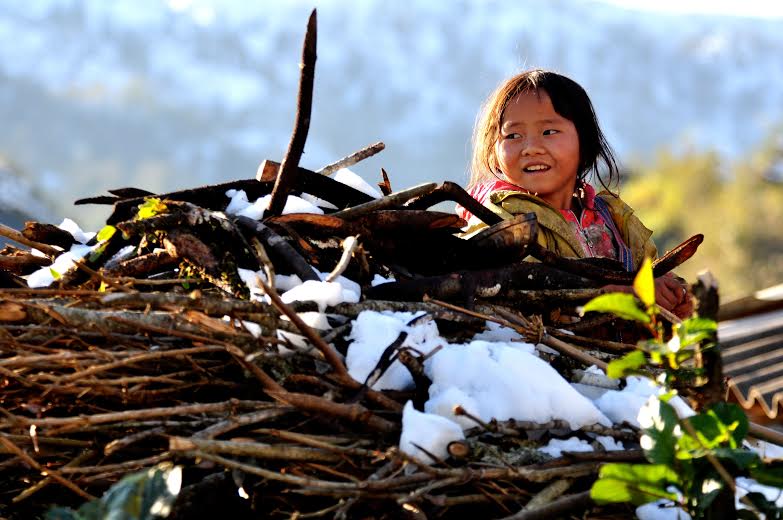 sapa snow, photos for charity, mountain kids, raising fund