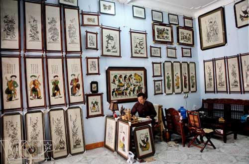 Bac Ninh, Dong Ho Village, Dong Ho folk paintings