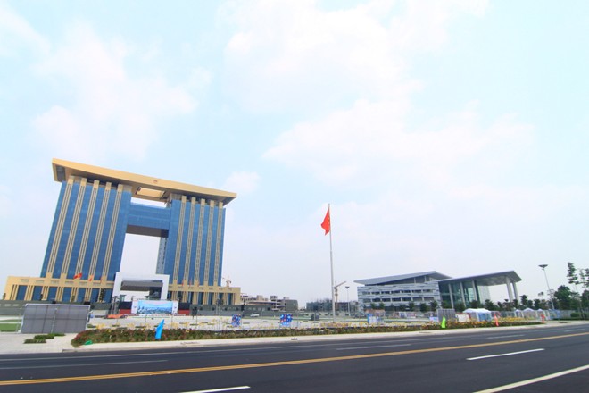 administrative center, binh duong city, twin towers