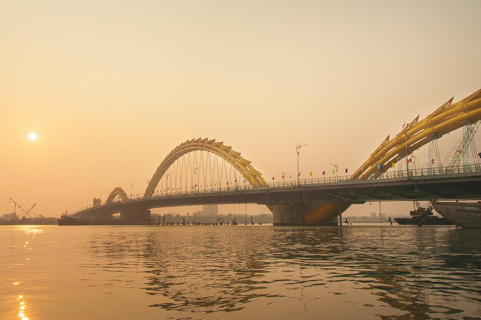 da nang bridges, dragon bridge, han river bridge