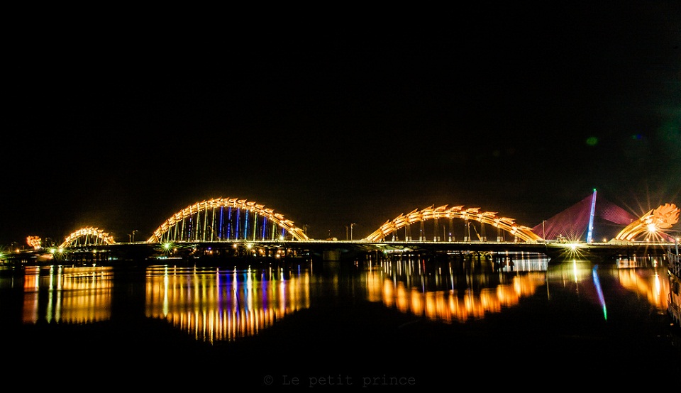 da nang bridges, dragon bridge, han river bridge