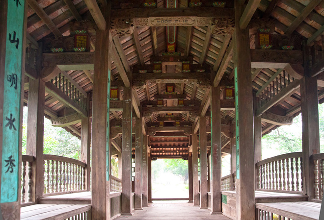 tile-roofed bridges, thanh toan, bridge pagoda