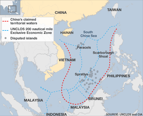 china's marine disputes, the philippines, east sea disputes