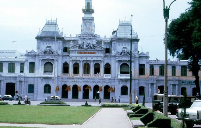 saigon symbols, saigon architectural works, city theatry, post office