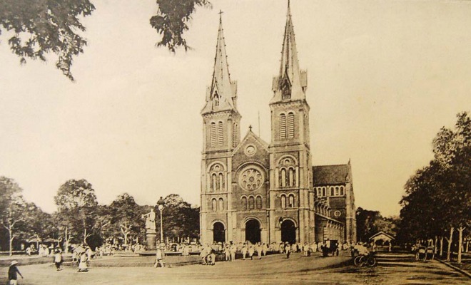 saigon symbols, saigon architectural works, city theatry, post office