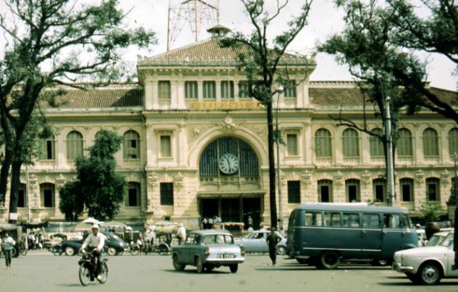 saigon symbols, saigon architectural works, city theatry, post office