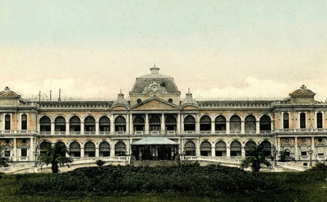 saigon symbols, saigon architectural works, city theatry, post office