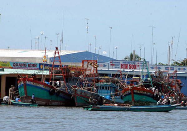 Ca Mau seaports flooded in waste