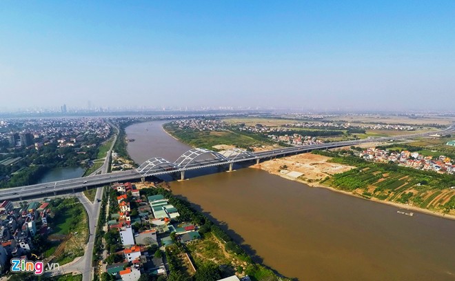 Ha Noi - Lao Cai Highway, National Assembly House, Nhat Tan Bridge, Vo Nguyen Giap Road, Terminal T2 at Noi Bai Airport