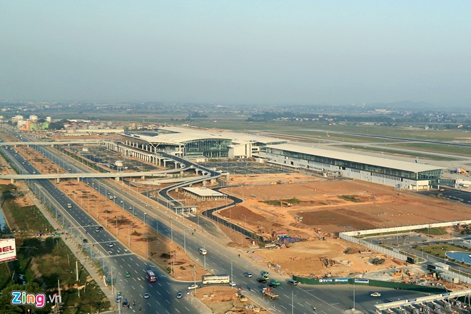 Ha Noi - Lao Cai Highway, National Assembly House, Nhat Tan Bridge, Vo Nguyen Giap Road, Terminal T2 at Noi Bai Airport