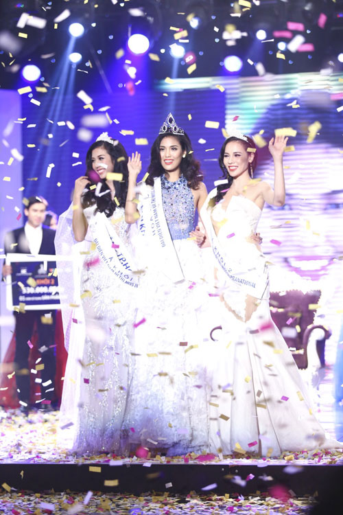 VN representatives at Miss World, Miss International and Miss Supranational 2015 found