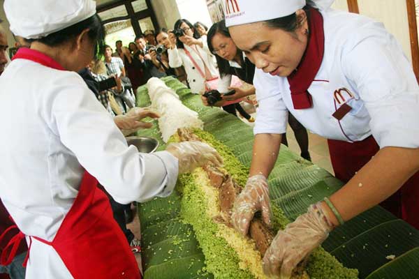 Saigon Morin Hue, glutinous rice cake, chefs