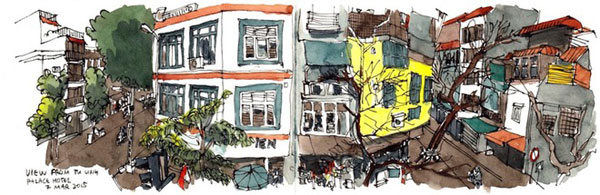 Hanoi trip, sketches