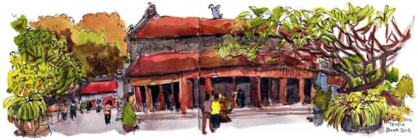 Hanoi trip, sketches