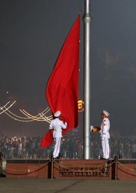 The flag raising and lowering ceremony at Ba Dinh Square in pictures