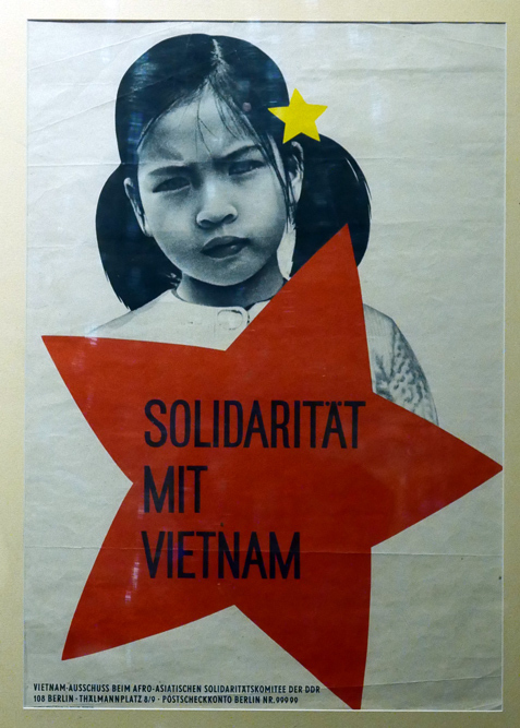 Foreign posters showed support of Vietnam during the war