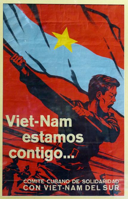 Foreign posters showed support of Vietnam during the war