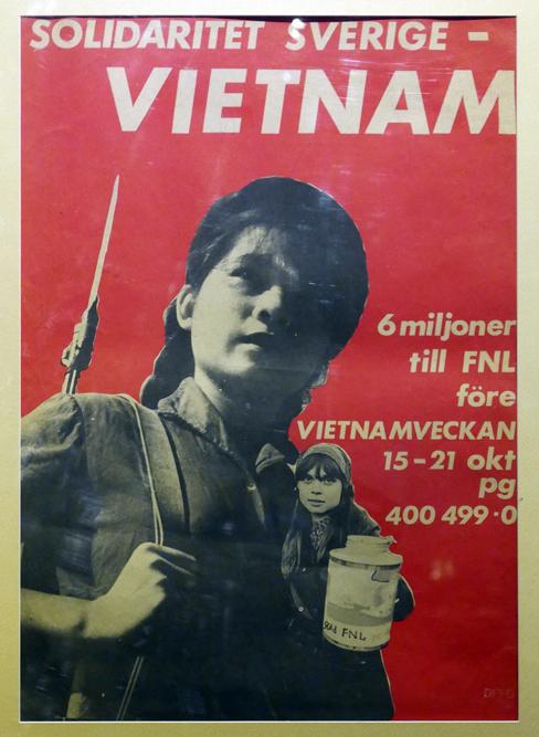 Foreign posters showed support of Vietnam during the war