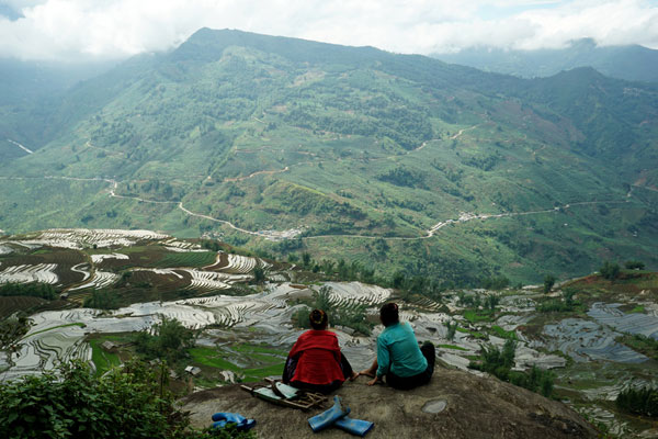 Lao Cai, terraced fields, Bat Xat District