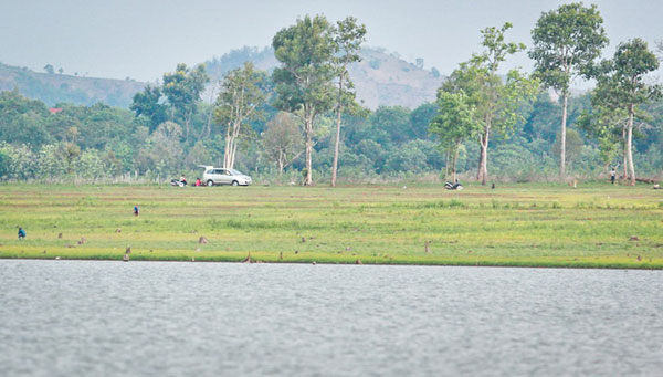 Romantic scenery, Ea Kao Lake, Buon Ma Thuot City