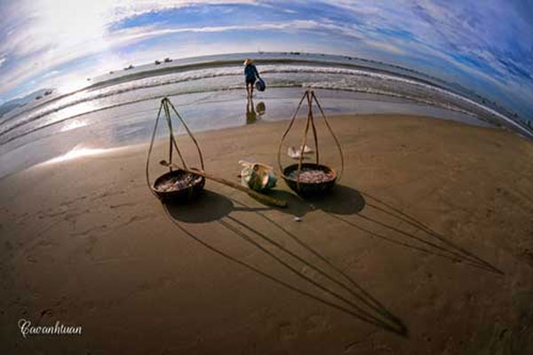 My Khe Beach, fishermen, most attractive beaches