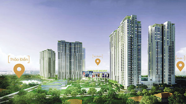 Penthouses, rooftop apartments, luxury living standards, Masteri Thao Dien