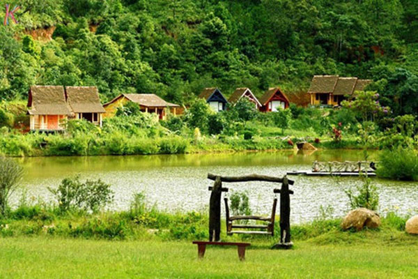 K’Ho ethnicity, bamboo bridges, ecotourism village, Vietnam economy, Vietnamnet bridge, English news about Vietnam, Vietnam news, news about Vietnam, English news, Vietnamnet news, latest news on Vietnam, Vietnam