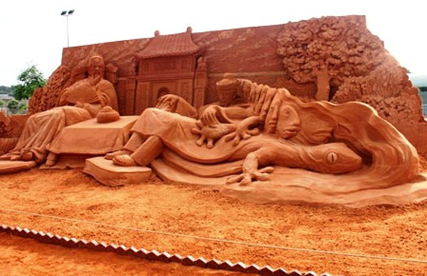 Phan Thiet sand sculpture park, Sand sculpture, Vietnam economy, Vietnamnet bridge, English news about Vietnam, Vietnam news, news about Vietnam, English news, Vietnamnet news, latest news on Vietnam, Vietnam